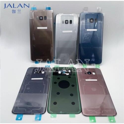 G955 S8 Plus Back Glas With Camera Lens SM-G955F Battery Back Cover Door Housing Case S8+ Replacement Mobile Phone Repair