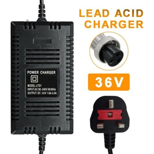 36V 1.8A Electric Scooter Ebike Charger Lead-acid Battery Charger Wide Pressure For Bicycle-modified Electric Vehicles Scooter