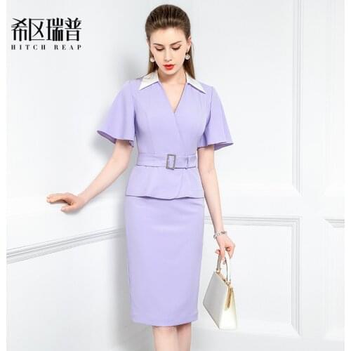 High End Celebrity Small Fragrance Suit WomenS 2021 New Summer Temperament Professional Suit Skirt