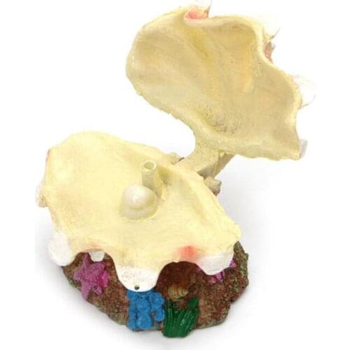 1Pcs Aquarium Pearl Shell Air Bubble Stone Fish Tank Toys Decoration Oxygen Pump Air Pump Drive Ornament