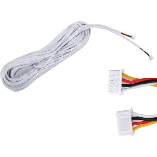 15M 2.54*4P 4 wire cable for video intercom Color Video Door Phone doorbell wired Intercom cable