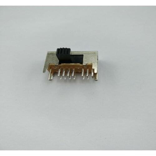 3pcs gear toggle switch 18 fixed feet horizontal 0.3A 1-4-3 feet