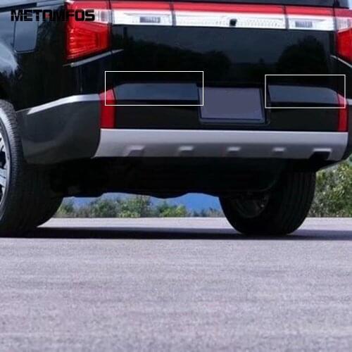 For Mitsubishi Delica 2020 2021 Chrome Rear Trunk Streamer Tail Gate Door Molding Trim Decoration Accessories Car Styling