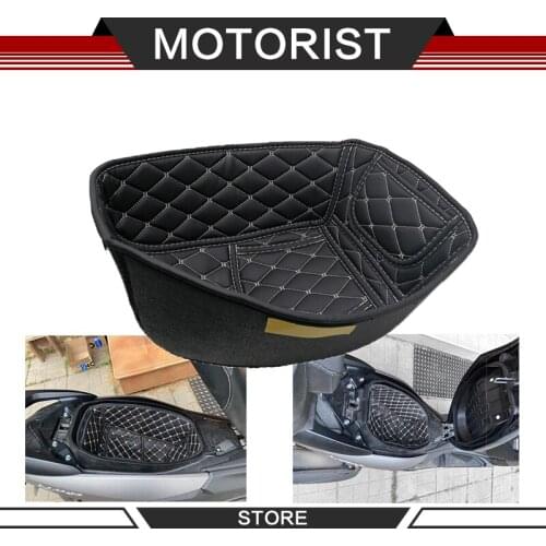 For yamaha NMAX 155 2016-2019 nmax 155 New Motorcycle Accessories Modified PU Leather Rear Trunk Cargo Liner Protector