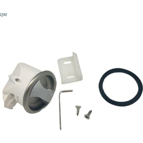 Motorhome Safety Door Lock Caravan Wardrobe Lock Toilet Bathroom Handle Pull Knot Rotating Lock 13MF