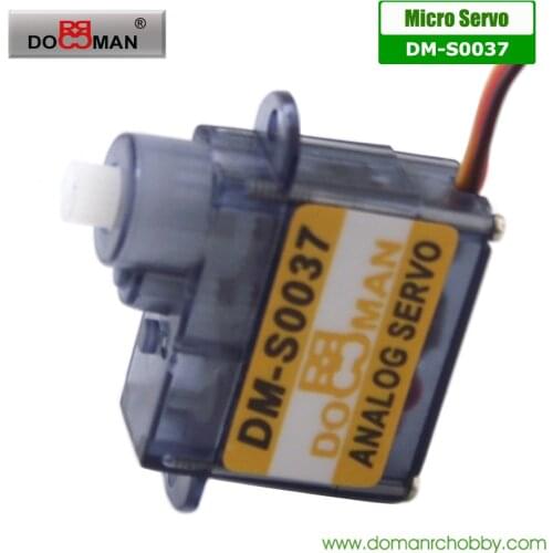 DOMAN 50pcs/lot DM-S0037 3.7g micro digital rc servo for mini radio control planes