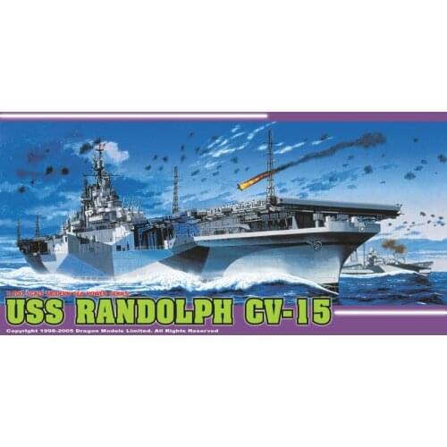 DRAGON 7050 1/700 U.S.S. Randolph CV-15 - Scale model Kit