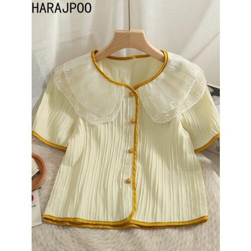 Блузки с вышивкой Harajpoo China At AliExpress