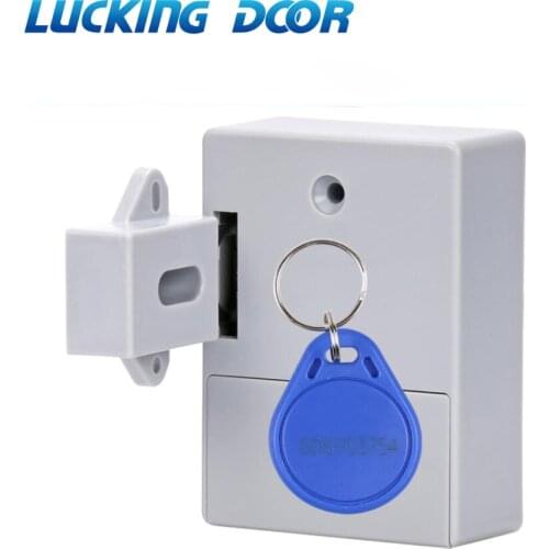 Intelligent electric induction door lock operation RFID cabinet lock furniture lock drawer lock RFID key