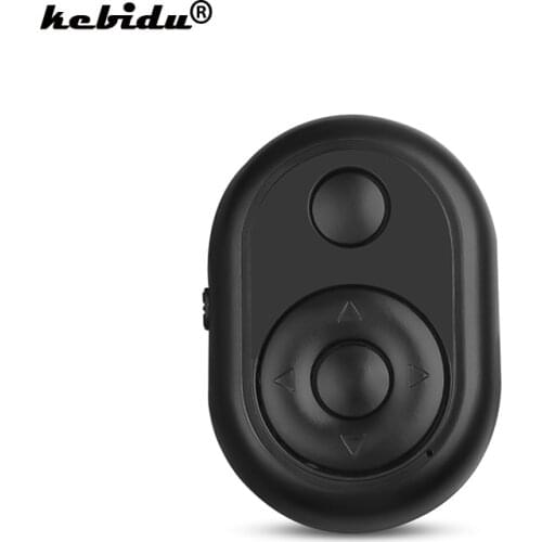 Kebidu Wireless Bluetooth Remote Control Shutter Controller Button for Camera Phone Selfie TV for Huawei Xiaomi Samsung