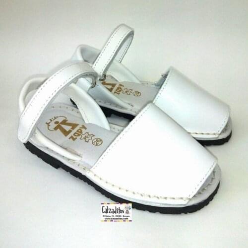 Menorquinas de piel para niño o niña, de Zapy