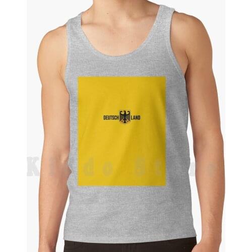 Bundesrepublik Deutschland Tank Tops Vest 100% Cotton Deutschland German Federal Republic Of Germany Mannschaft