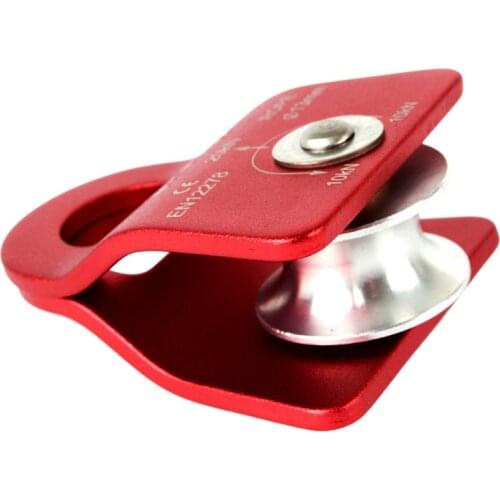 Aluminum alloy small pulley for cargo lifting Climbing accessories One side plate wheel Pull 20KN CE certification
