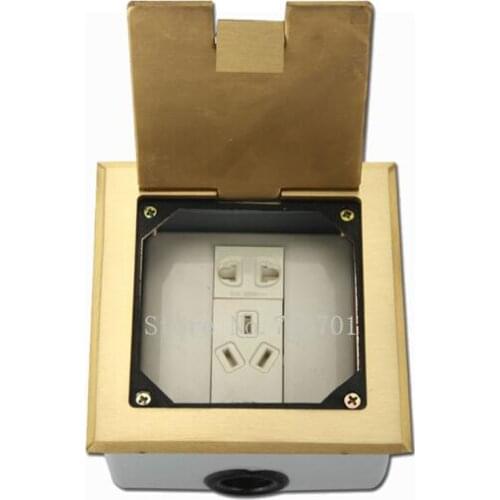 Simply power connect floor socket 2 pin 3 pin AC power available