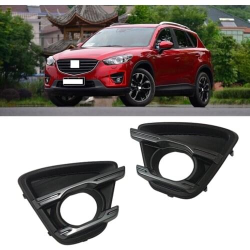 For Mazda CX-5 CX5 2015 2016 2017 Fog Light Lens Cover Front Bumper Fog Lamp Fame Decoration Car Stying