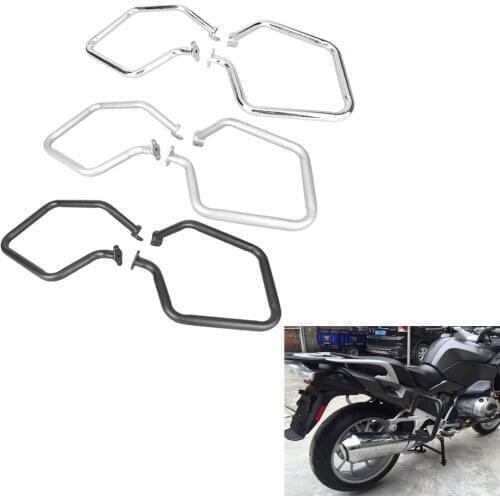 R1200RT Motorbike Rear Engine Guard Protection Steel Highway Crash Bar For BMW R 1200RT 2014 2015 2016 2017 Chrome Black Silver