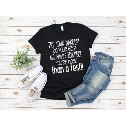 Teacher Shirts State Testing Shirt You Are More Than A Test Teacher School Counselor Shirt Teacher Tee Teacher Testing Tee O083