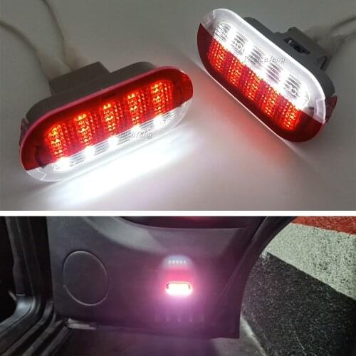 For VW Golf MK3 MK4 Jetta Beetle Touran Polo Vento Bora Sharan Car Door Courtesy Lights Under Warning Lamps