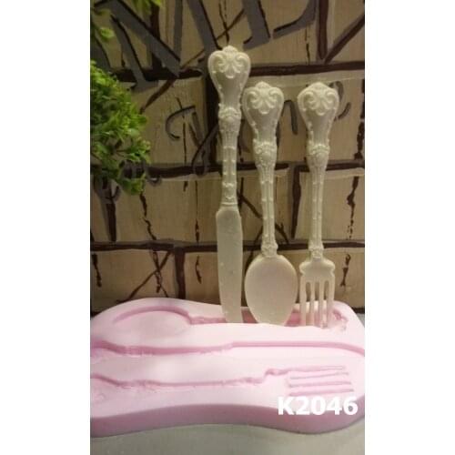 Spoon-Fork-Knife Silicone Mold