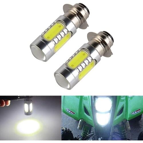 ATV LED Headlight Bulbs For Honda TRX300X TRX400X TRX450R TRX700XX For Suzuki King Quad 300 700 For Yamaha Grizzly 125 350