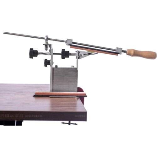 Knife Sharpener Professional Kitchen Sharpening System Tools Fix-angle With 3 Stones Whetstone