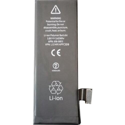 High quality batetry For iphone 5 5G for iphone 5 battery Rechargeable Battery for iphone 5 bateria 1440mah