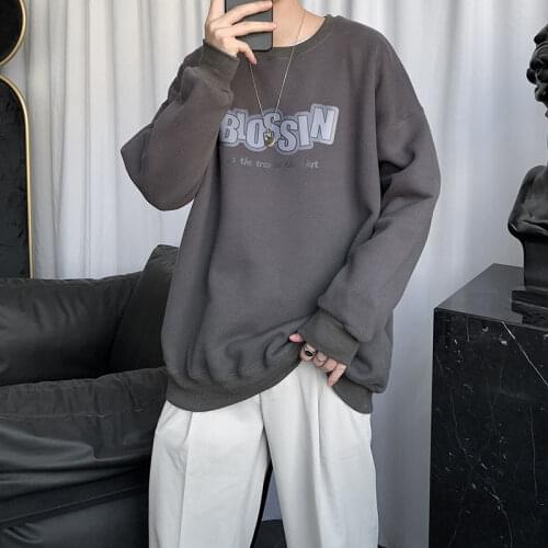 Woman Hoodies Japanese Streetwear Warm Clothing Mens Casual Loose Sweatshirts 2021 Winter Mew Graphic Printed