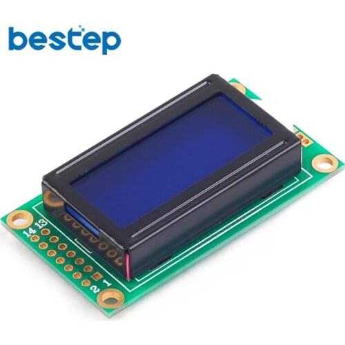 0802 LCD 8x2 Character LCD Display Module 5V LCM Blue Backlight For Arduino