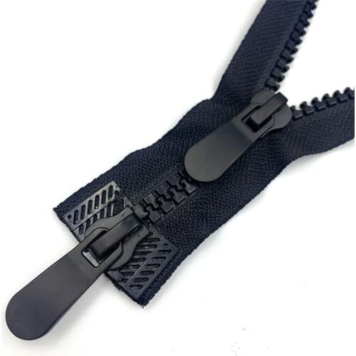 10# (60-120cm) Huge Two Way Separating Plastic Zippers for Sewing, Cotton Clothing, Winter Coat Heavy Duty Zippers Bulk