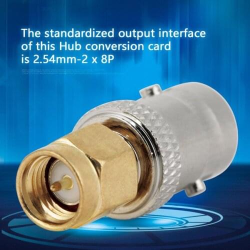 2pcs/Lot BNC Female to SMA Male Type RF Connector Coaxial Adapter Test Converter BNC female to SMA male Connector