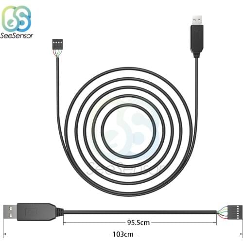 6Pin FTDI FT232RL FT232 USB to TTL UART Serial Wire Adapter Download Cable Line For Arduino Standard/Original Chip