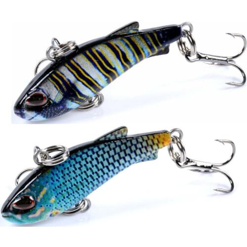 1pcs 4.2cm / 4.2g Hard Plastic VIB Fishing Lures All Layer 3D Eyes Wobbler Artificial Baits Carp Pesca Crankbait Fishing Tackle