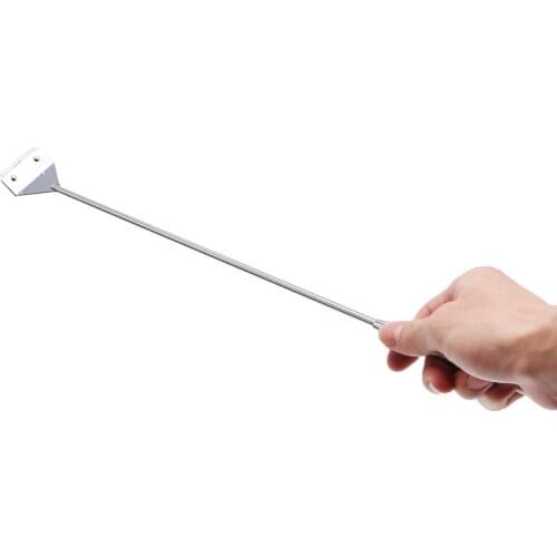 Aquarium Glass Fish Tank Stainless Steel Coralline Algae Scraper Blade Cleaner P15D