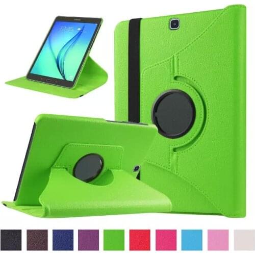 Case for Samsung Galaxy Tab A 9.7 inch SM-P550 SM-T550 SM-T555 360 Degree Rotating Stand Case Smart Protective case Cover