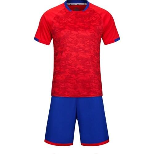 Kids Soccer Sets Boys Girls Team Sport Kit Child Football Jerseys Uniforms Shirts Tracksuits Breathable Print Custom DIY Writing