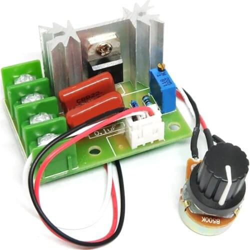 AC 220V 2000W Dimming Dimmers Motor Speed Controller Electronic Voltage Regulator Module