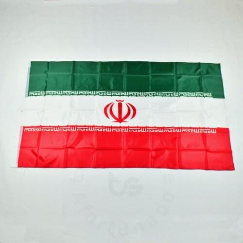 Iran 90*150cm flag Banner Hanging National flag Iran Decoration banner for meet,Parade,party.Hanging,decoration