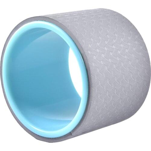 Yoga Pilates Circle TPE Yoga Fitness Roller Wheel Back Training Tool Slimming Magic Waist Shape Pilates Ring 6 Inches