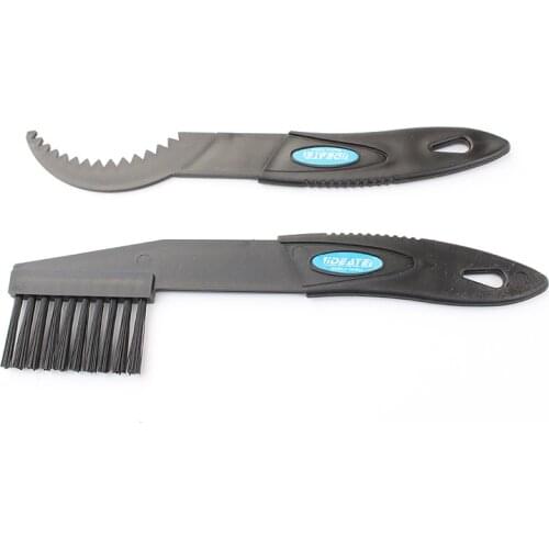 2Pcs/set Cycling Herramientas Bicicleta Bicycle Chain Cleaner Wheel Flywheel Brush Crankset Kit Cleaner Scrubber Bike Tools Set