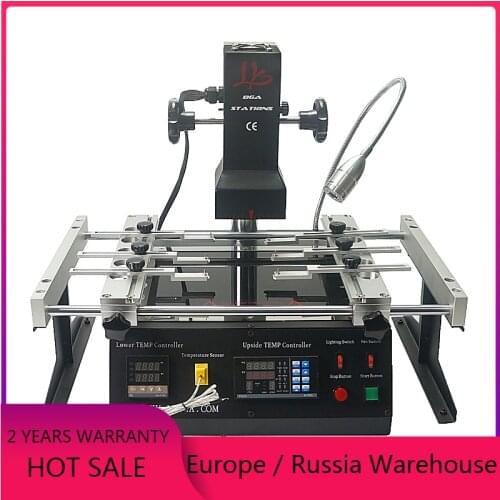 Solder Station 2 Zones IR6500 V.2 Infrared Bga Rework Machine 2300W Soldering