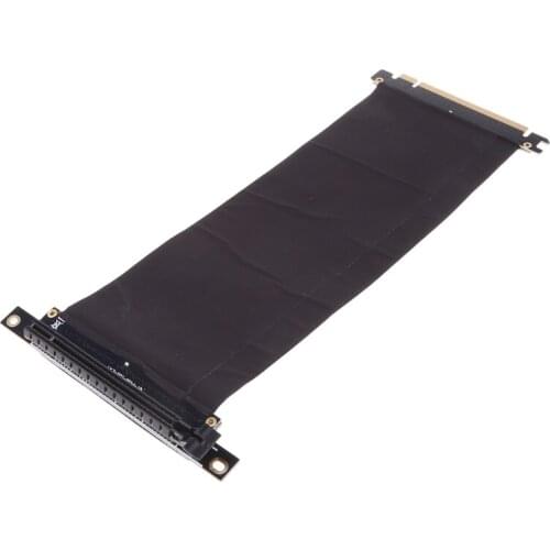 PCI Express PCIe3.0 16X to 16X Flexible Cable Card Extension Port Adapter 90 Degree Angle Extender Riser Card ABCD