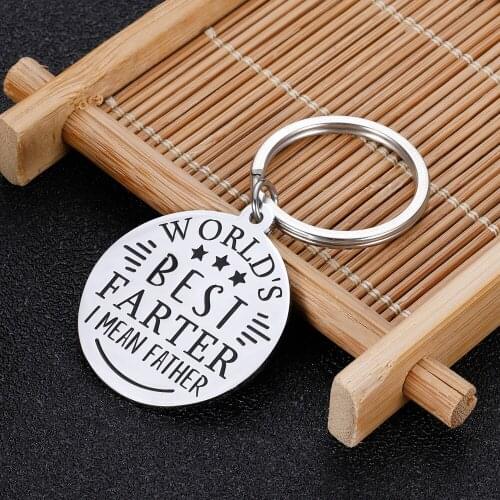 Fathers Day Gifts for Best Father Step Dad Keychain Gift for New Dad You Wedding Gifts for Father From Son Daughter