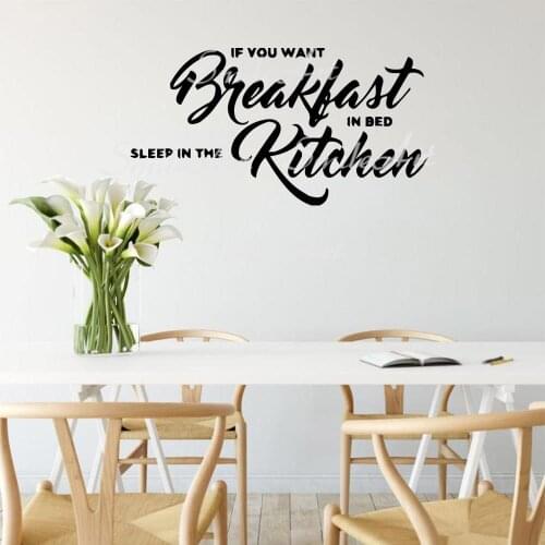 Lovely Kitchen Decal Removable Vinyl Mural Poster For Kids Rooms Decoration Wall Art MURAL Drop Shipping