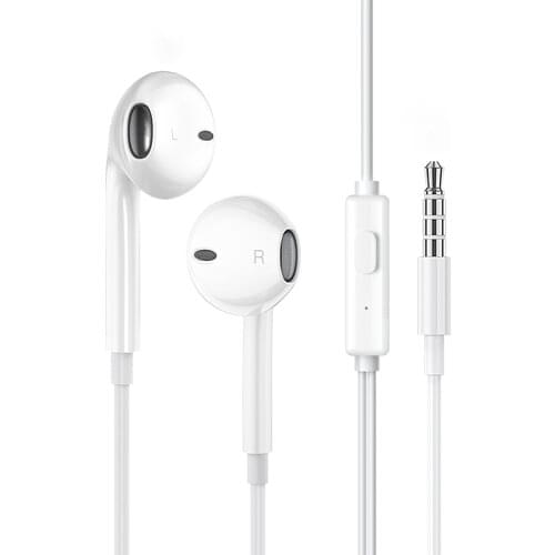 Wired Earphone 3.5mm In-Ear with Microphone Headphones for Samsung Xiaomi Smartphone Earbuds
