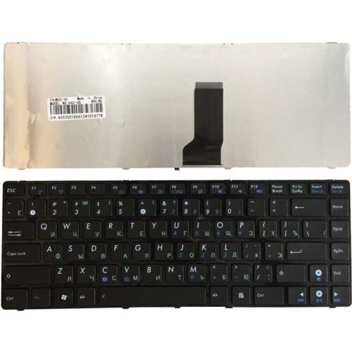Russian Keyboard for ASUS N82 N82J N82JQ N82JG N82JV K42 A42F X44H X43 A42 A42D A42J K42D K42J A42J K42F U32 U35 U41 RU Black