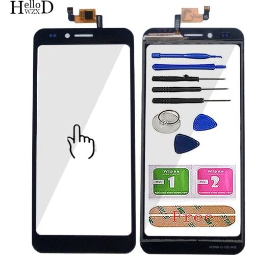 5.0'' Touch Screen For Senseit C155 Touch Screen Glass Sensor Panel Lens Digitizer Panel TouchScreen Front Glass Tools 3M Glue