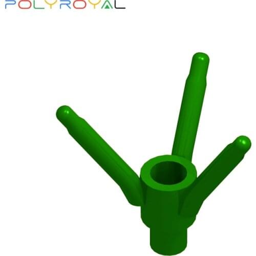 POLYROYAL Building Blocks parts Trident tree 10 PCS MOC Compatible With brands toys for children 24885