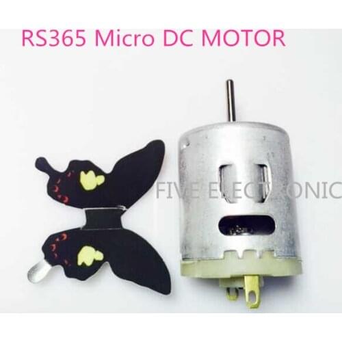RS365 Carbon-brush 365 DC MOTOR,RS-365, Use for Hair Dryer/ dust catcher/DIY MODEL/Electronic Toys