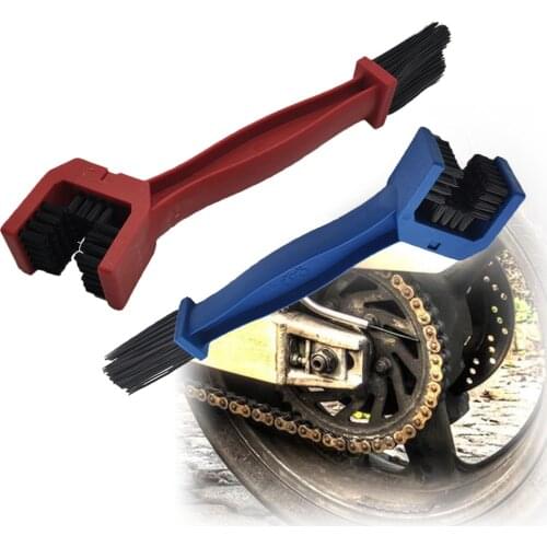 Universal Motorcycle Chain Brush Gear Dirt Outdoor Cleaner Scrubber Tool For Honda VF R 750 800 VTR1000F CBR 125 300 500 R F FA