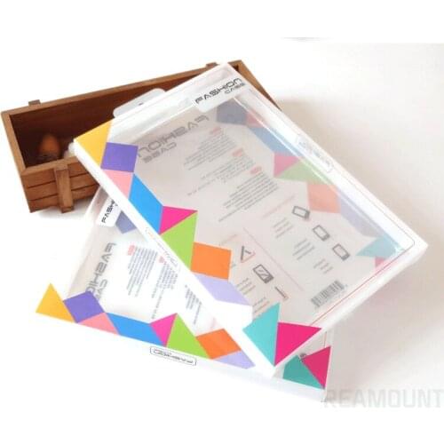 50 pcs Wholesale Customized Retail Package Packaging Box for Pad Case Clear PVC Box For Pad mini Case 7 8 10 inch Tablet Cover